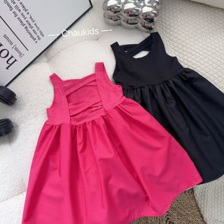 7-27kg Váy xoè sát nách hở lưng cho bé gái