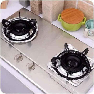 Combo 10 miếng giấy bạc tròn lót bếp ga, giấy lót kiềng bếp ga chắn GIÁ RẺ