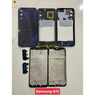 Bộ xương vỏ samsung A15 zin màu đen