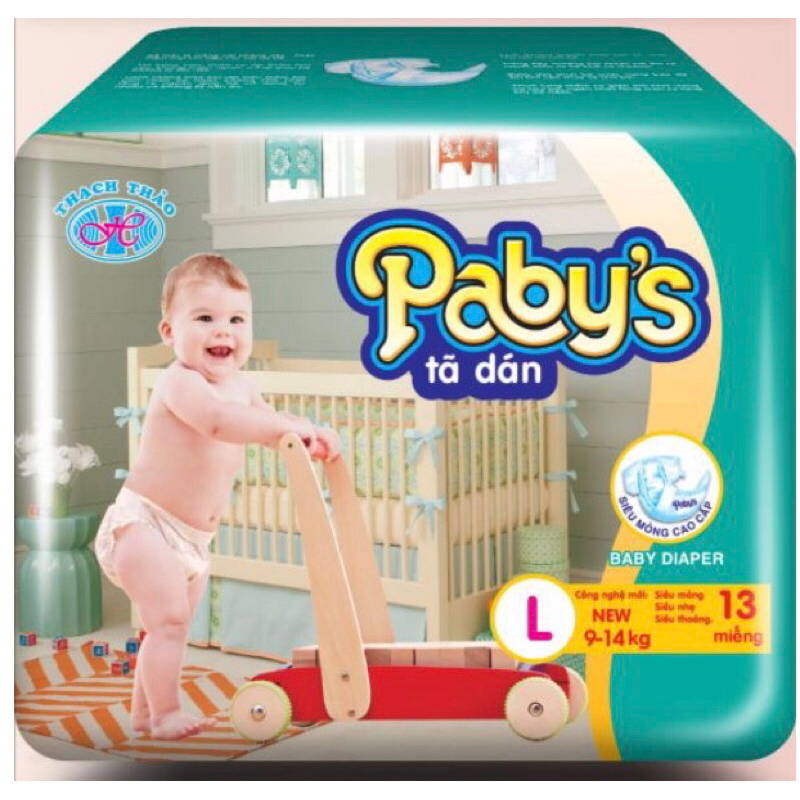 Combo Tã dán Paby’s Thạch Thảo Size L130 miếng(9-14kg)