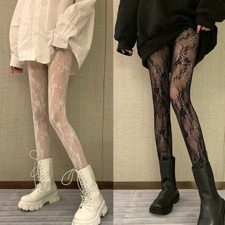 Quần tất ren lưới họa tiết hoa gợi cảm Quần tất da siêu dai cực hot