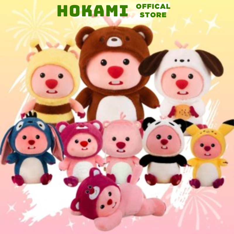 Gấu Bông Hải Ly Loopy Cosplay Hokami Quà Tặng Cao Cấp Cho Bé