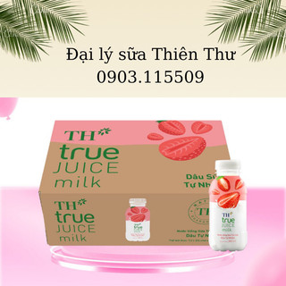 thùng sữa trái cây TH TRUE JUICE vị cam/dâu/chuối/việt quất