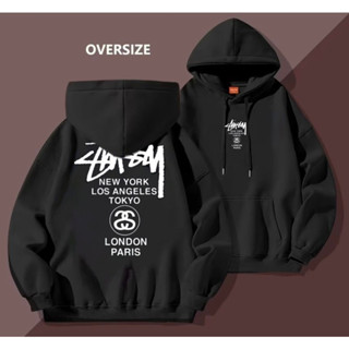 ÁO HOODIE UNISEX NAM NỮ FORM RỘNG OVERSIZE CHỮ KÝ NEWYORK  CÓ BIGSIZE ĐẾN HƠN 100kg chất nỉ đẹp dày