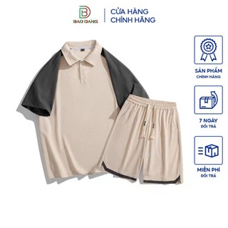 Bộ đồ nam nữ tay ngắn kiểu giáng đơn giản chất liệu polyester co giản tốt 4 chiều thấm hút mồ hôi thoáng khí Bảo Đăng.