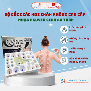 Bộ Cốc Giác Hơi KAW Không Dùng Lửa - Chuẩn SPA, Nhựa Nguyên Sinh An Toàn Khi Sử Dụng-LỖI 1 ĐỔI 1