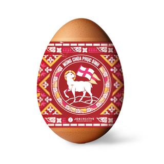 Giấy bọc trứng phục sinh - Easter egg - Miếng dán, màng co trang trí trứng Phục Sinh nhanh và đơn giản NS449