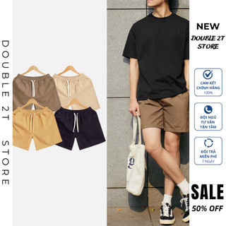 Quần Short Kaki - SH2 Quần Short Kaki Nam 4 Màu Siêu Đẹp Basic MQ LUXURY Double 2T