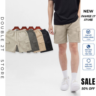 Quần Short Kaki Túi Hộp SH3 Kiểu Dáng Trẻ Trung Chất Đẹp Siêu Đẹp MQ LUXURY Double 2T