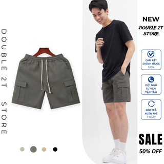 Quần Short Kaki Túi Hộp SH3 Chất Liệu Kaki Mềm Đẹp Khỏe Khoắn Dễ Phối Đồ Siêu Đẹp MQ LUXURY Double 2T