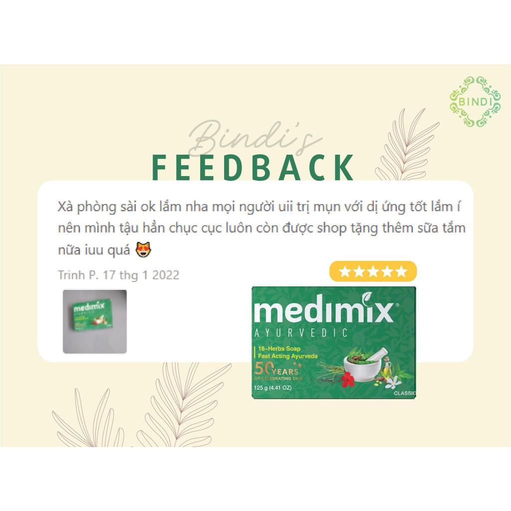 Xà Phòng Medimix 18 Loại Thảo dược Ayurveda Tác Động Nhanh 125g