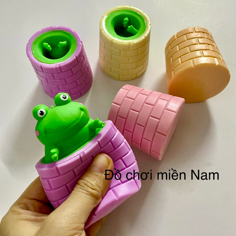 Bóp con ếch xả stress siêu dễ thương cho cả người lớn và trẻ em