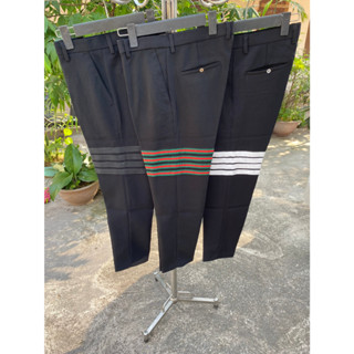 Quần Âu Thom 4 Vạch Thêu,Vải Tăm Lì Dày Dặn