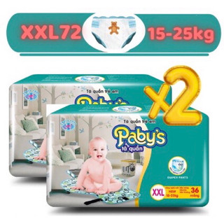 Combo 2 bịch tã quần trẻ em Paby’s L108 miếng