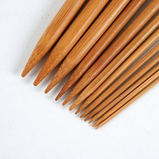 [Bông bán Len] Que đan bằng tre hỗ trợ đan len 25cm