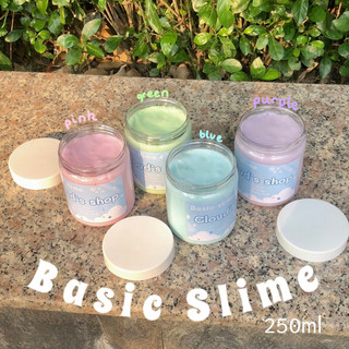 Basic slime - Slime sữa size hủ lớn 250ml nhiều màu sắc xinh sắn