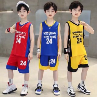 Bộ quần áo thể thao cho bé 8-70kg hàng quảng châu vải thông hơi bao viền cổ áo sang trọng