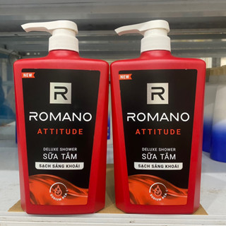 Sữa tắm cao cấp Romano Attitude 650g ( Đỏ )