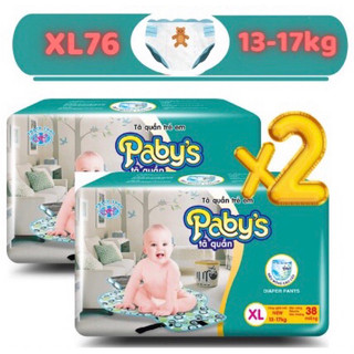 Combo 2 bịch tã quần trẻ em Paby’s L108 miếng