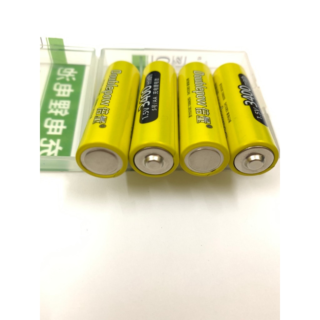 Pin Sạc AA 1.5V, Pin Sạc 1,5V Doublepow 3400mWh Dùng  Cho Micro Karaoke, Khóa Cửa