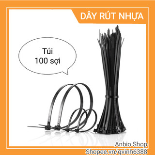 Bịch 100 dây rút nhựa 10-15-20cm
