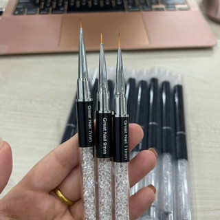 Cọ nét cán đá làm móng, cọ vẽ nét mảnh làm nail