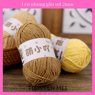 🌸 Len Nhung gấu - Nhung baby - Móc thú bông đẹp 🌸