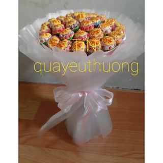 Bó hoa kẹo mút (36-37 viên)