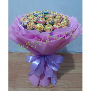Bó hoa kẹo mút (36-37 viên)