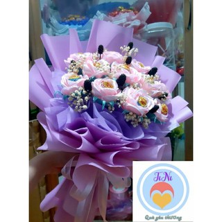 Bó hoa Chupa Chups (tháo kẹo vẫn còn hoa)