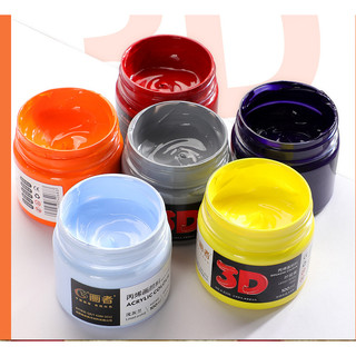 Màu Acrylic 3D 100ml Cao Cấp (Nhiều Màu) Vẽ Trên Mọi Chất Liệu, Màu Sơn Acrylic Custom Giày, Vải, Túi, Vẽ Lên Tranh Giấy