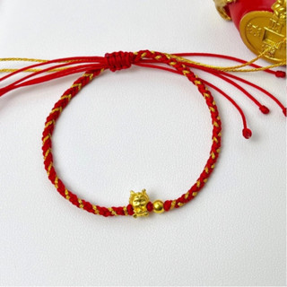 [ Charm Mini ] Rồng xâu ngang V.àng 24Carat9999 - sz 8mm - Shop pro mix handmade