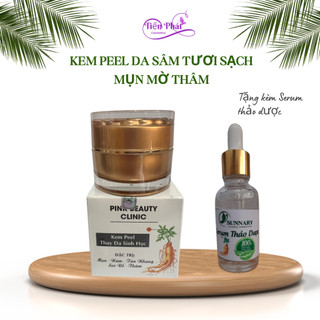 Kem tái tạo SÂM TƯƠI chiết xuất thiên nhiên sạch mụn mờ thâm nám tàn nhang