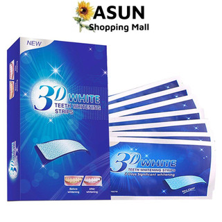 Hộp 14 Miếng Dán Trắng Răng Tiện Lợi 3D White Teeth Whitening Strips