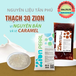Trân châu 3Q Zion - Trân châu giòn - Topping dùng sẵn - Túi 2kg