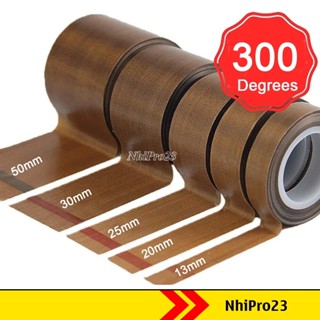 Băng keo chịu nhiệt teflon PTFE, băng keo teflon chịu nhiệt 300 độ dùng cho máy dán túi-băng keo máy hút chân không