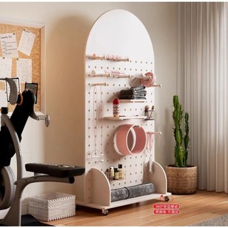   sẵn  Bảng gỗ đục lỗ treo tường bảng PEGBOARD decor 