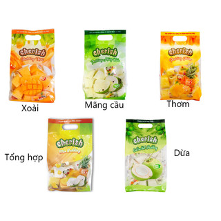 Thạch rau câu cherish pudding xoài, mãng cầu, thơm, tổng hợp, dừa túi 850g