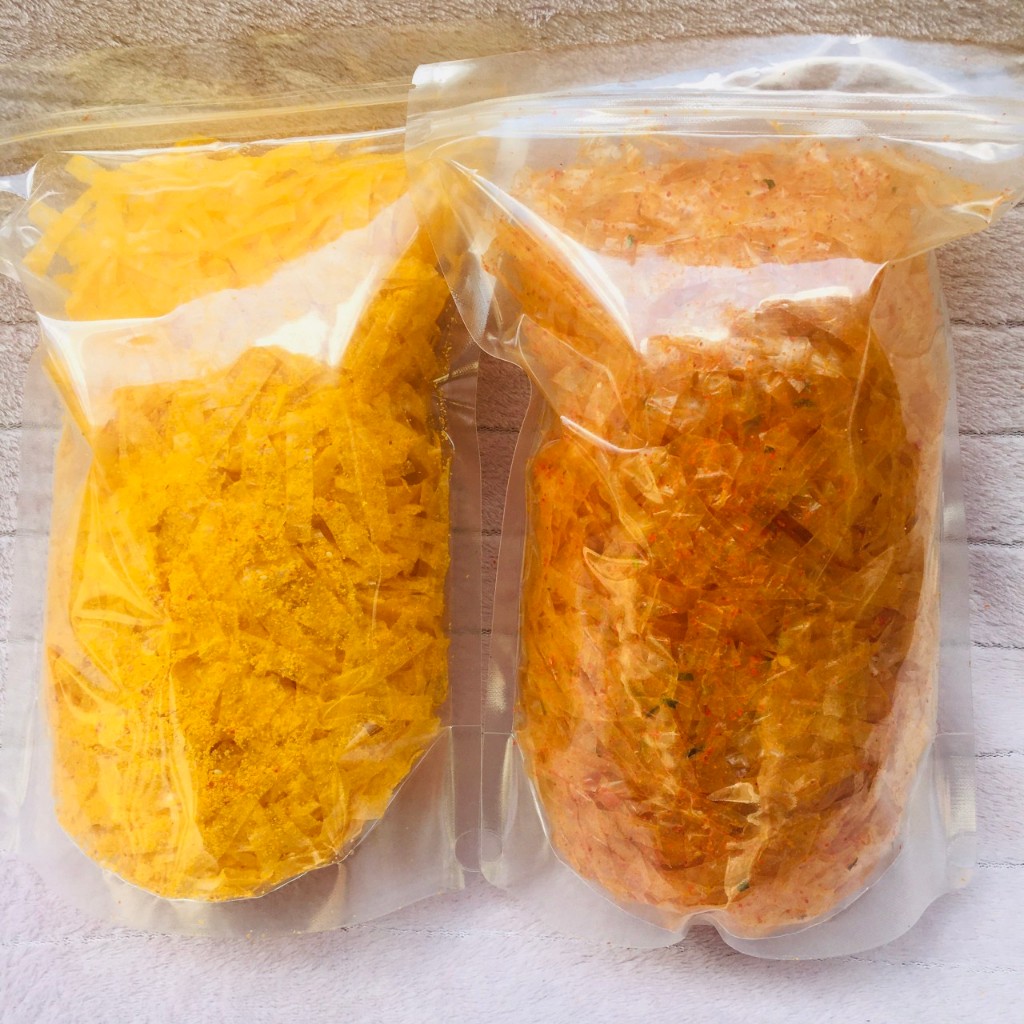 combo 2 bịch 600g bánh tráng sợi phô mai và sợi tôm