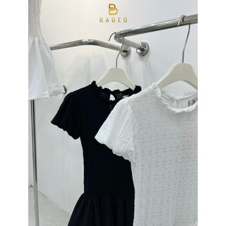 Váy body cổ tròn xoè 𝐁𝐀𝐆𝐄𝐎