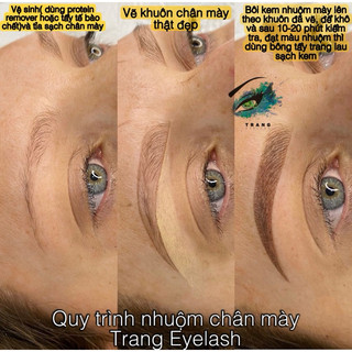 Nhuộm lông mi, lông mày pha sẵn siêu dễ (dạng gói )- siêu đẹp