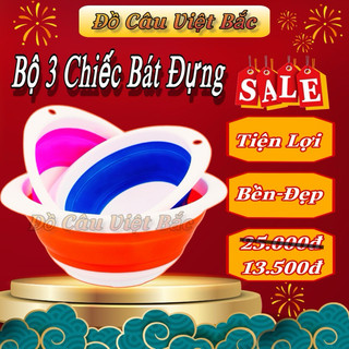  Bát đựng mồi câu cá gấp gọn tiện lợi khay đựng mồi câu cá Đồ Câu Việt Bắc 