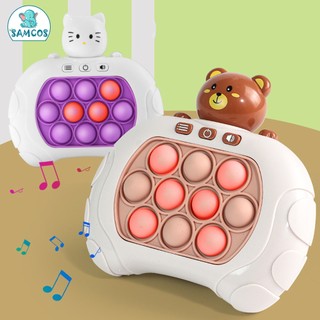 Pop it điện tử đồ chơi bấm nút 4 cấp độ 999 lever rèn trí thông minh, tinh mắt Samcos