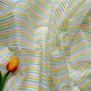 [XẢ HÀNG]✨VẢI VOAN SỌC COLOR TRẺ TRUNG✨