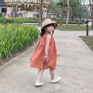 đầm suông sát nách cách điệu