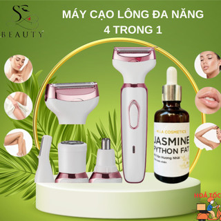 máy cạo lông đa năng 4 trong 1 máy tỉa lông mày lông mũi lông bikini máy cạo lông vùng kín body và serum triệt lông 