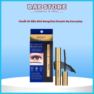  Mascara Browit Nongchat Thái Làm Dày Dài Mi Chuyên Dụng Cho Makeup Giúp Cong Mi Dạng Lược 