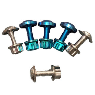 Combo ốc titan kèm tán bắt tay phanh wave 50/100/110 cực hót.