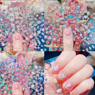 Hình dán nail sticker cho bé gái