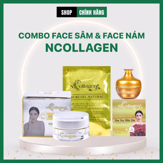 Combo kem sâm ,kem nám đêm ncollagen